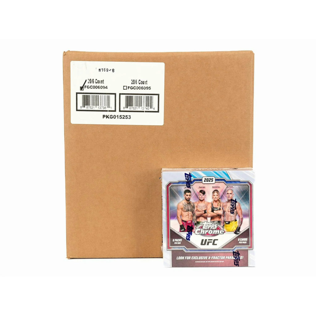 2025 Topps Chrome UFC Mega 20 Box Case 20 Boxes (Ships Sealed Only)