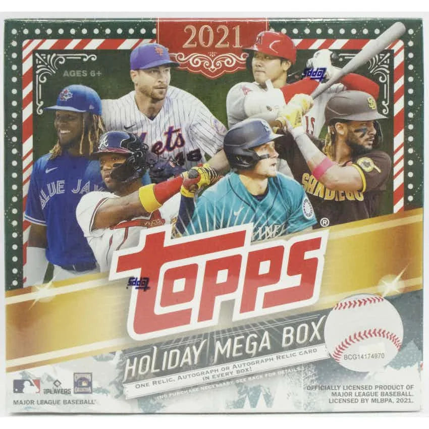 2021 Topps Holiday Baseball Mega Box (Ships Sealed Only)