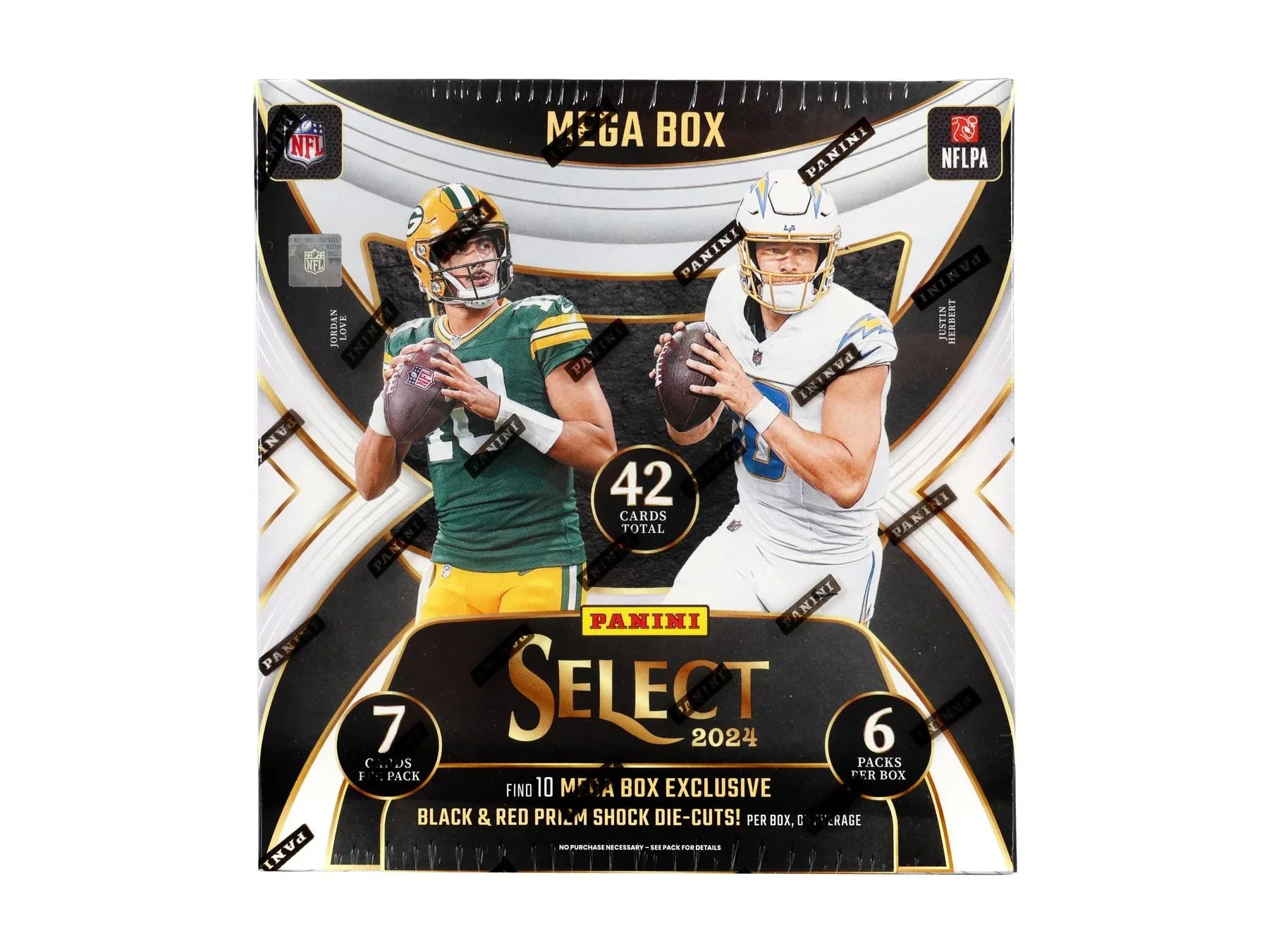 2024 Panini Select Football Mega Box Black Red Prizms (Ships Sealed Only)