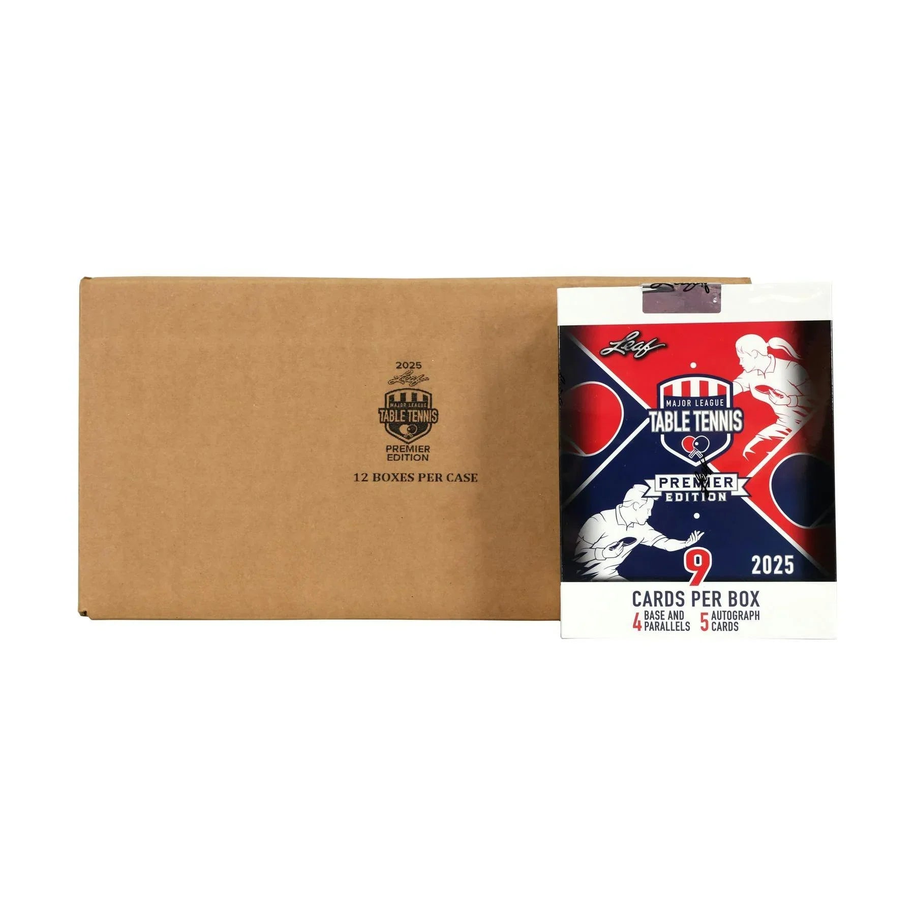 2025 Leaf MLTT Major League Table Tennis Premier Edition Hobby 12 Box Case (Ships Sealed Only)