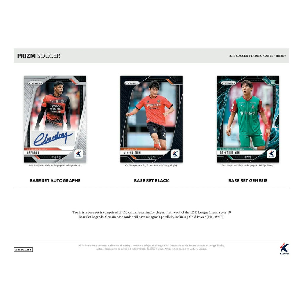 2025 Panini Prizm K League Soccer Hobby Box (Ships Sealed Only)