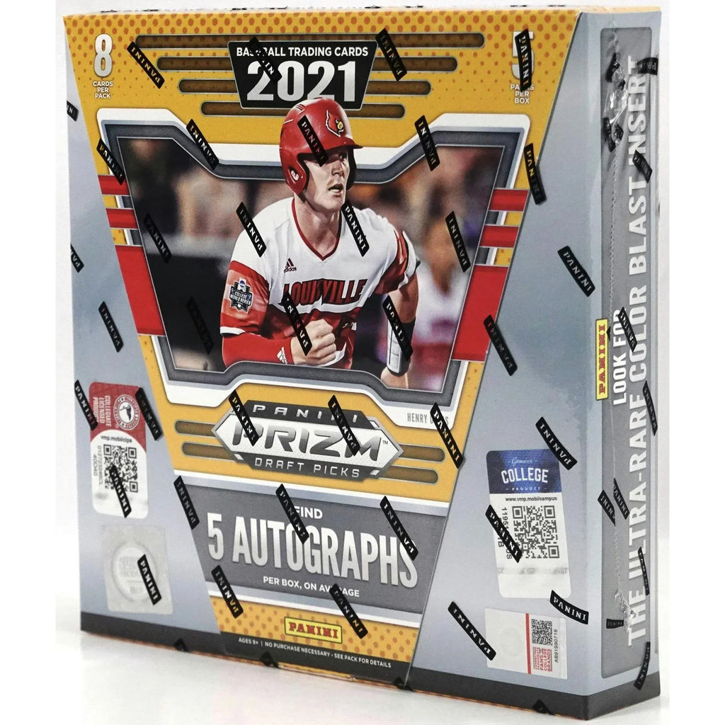 2021 Panini Prizm Draft Picks Baseball Hobby Box (Ships Sealed Only)