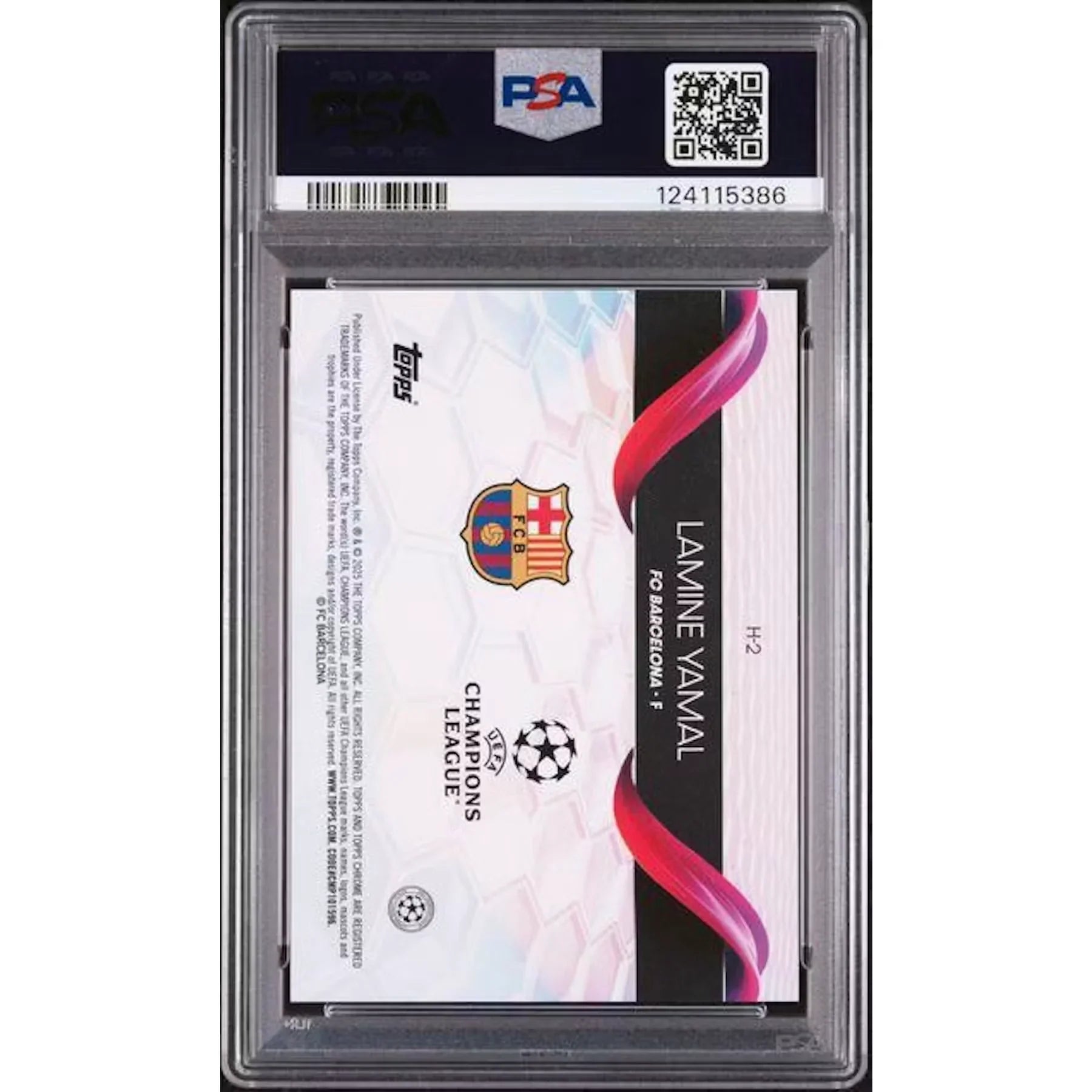 Lamine Yamal 2024-25 Topps Chrome Helix #H-2 | PSA 10