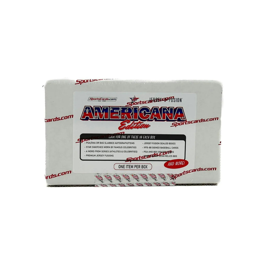 2025 Jersey Fusion Americana Edition Hobby Box New Release (Ships Sealed Only)