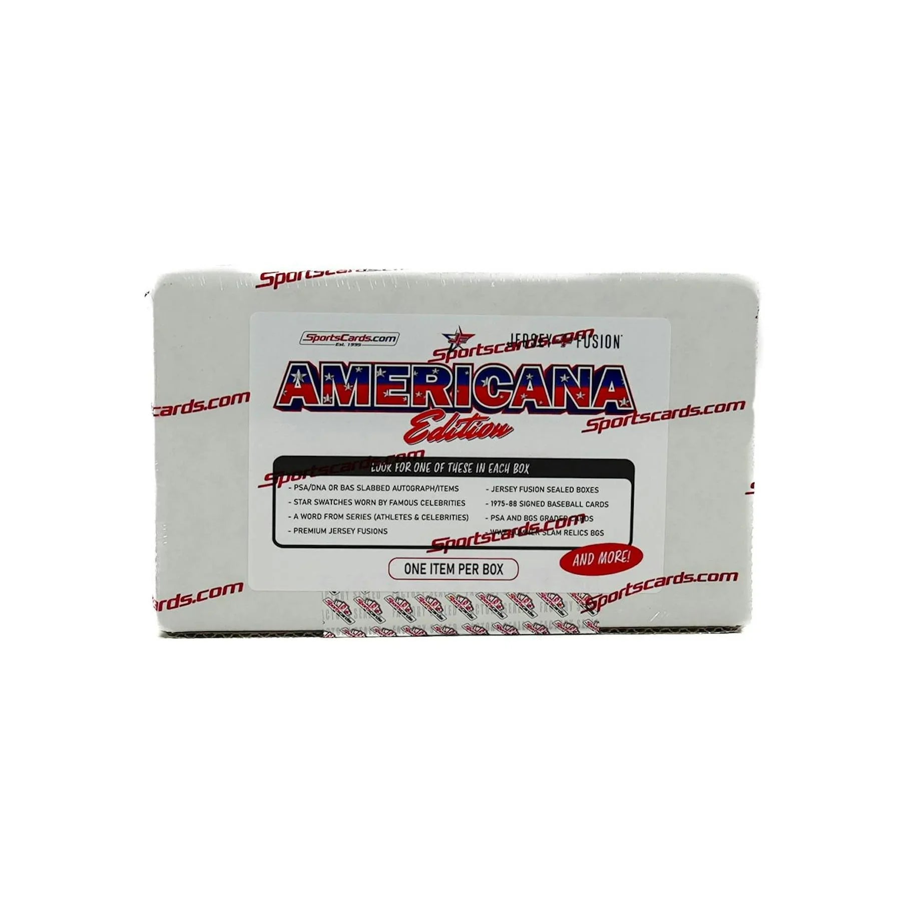2025 Jersey Fusion Americana Edition Hobby Box New Release (Ships Sealed Only)