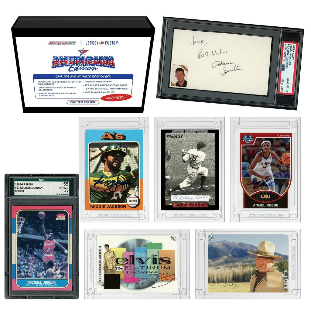2025 Jersey Fusion Americana Edition Hobby Box New Release (Ships Sealed Only)