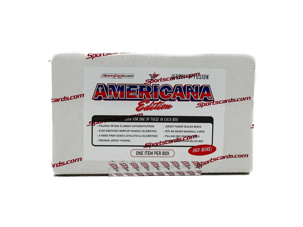 2025 Jersey Fusion Americana Edition Hobby Box New Release (Ships Sealed Only)