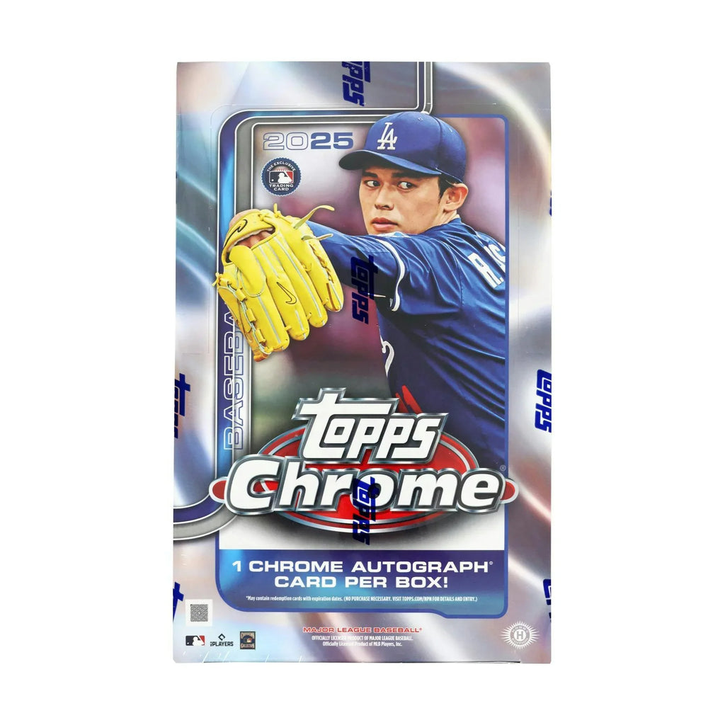 2025 Topps Chrome Baseball Hobby Box (Ships Sealed Only) - D