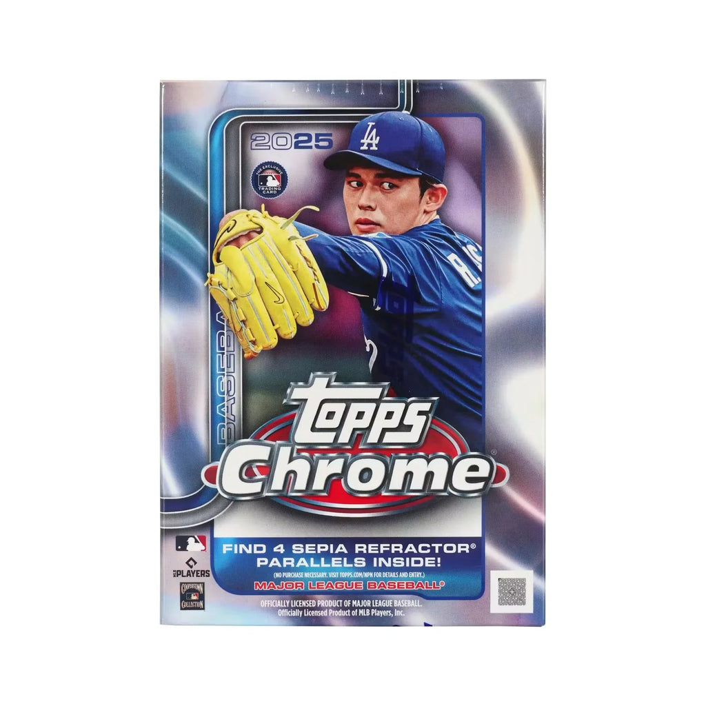 2025 Topps Chrome Baseball Blaster 40-Box Case (Ships Sealed Only)