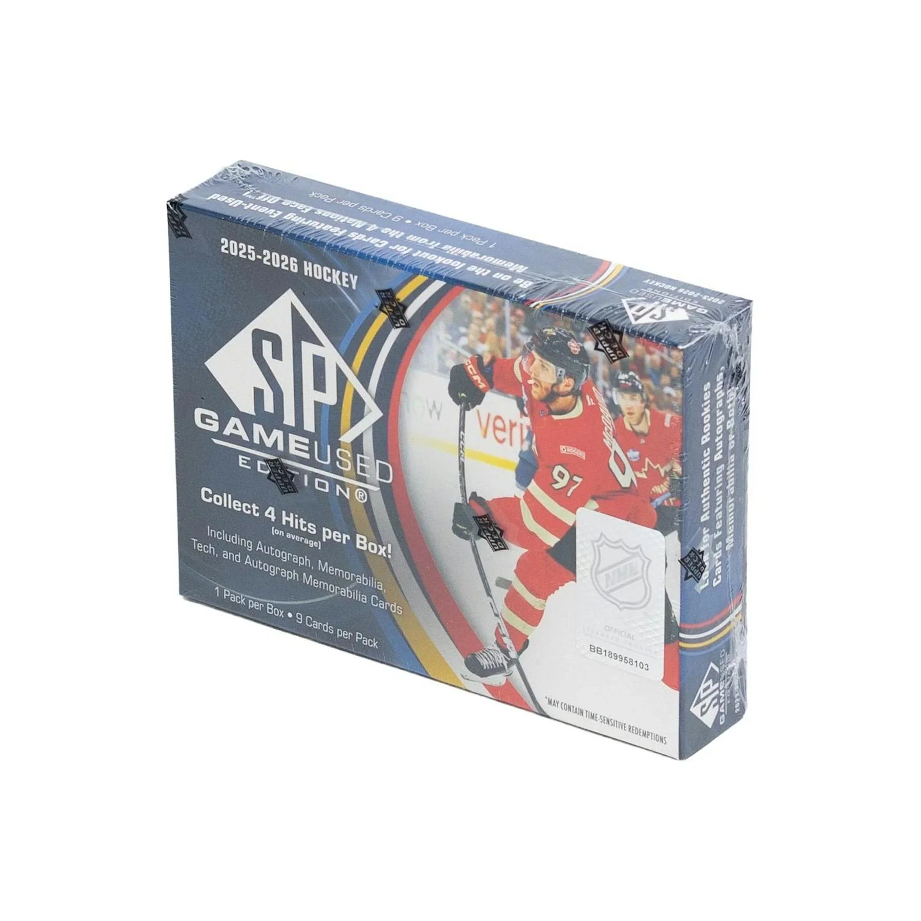 2025 26 Upper Deck SP Game Used Hockey Hobby Box (Ships Sealed Only)