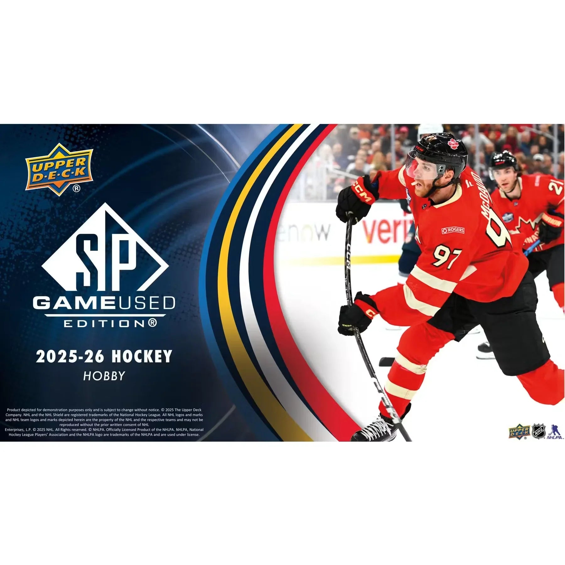 2025 26 Upper Deck SP Game Used Hockey Hobby 20 Box Case (Ships Sealed Only)