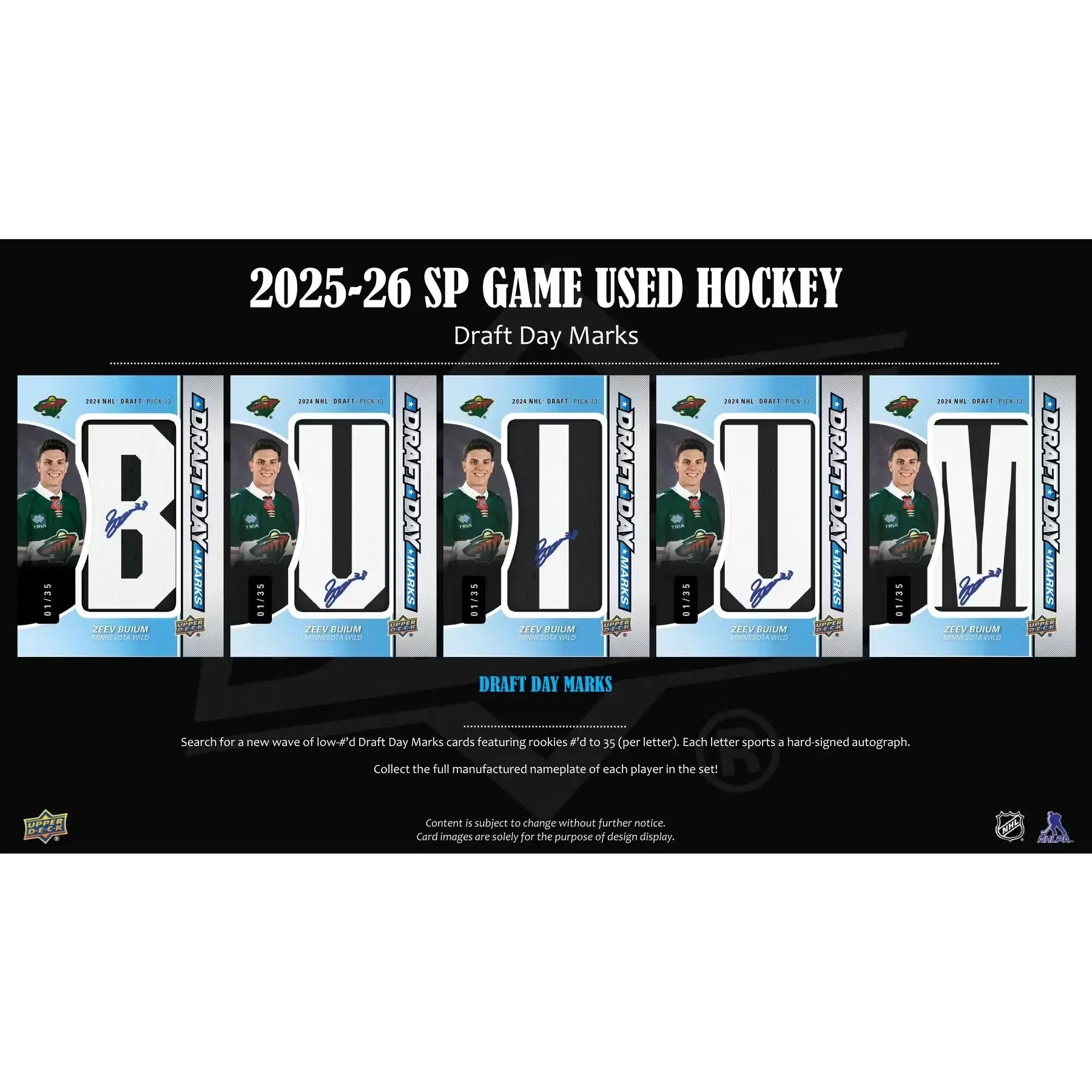2025 26 Upper Deck SP Game Used Hockey Hobby 20 Box Case (Ships Sealed Only)