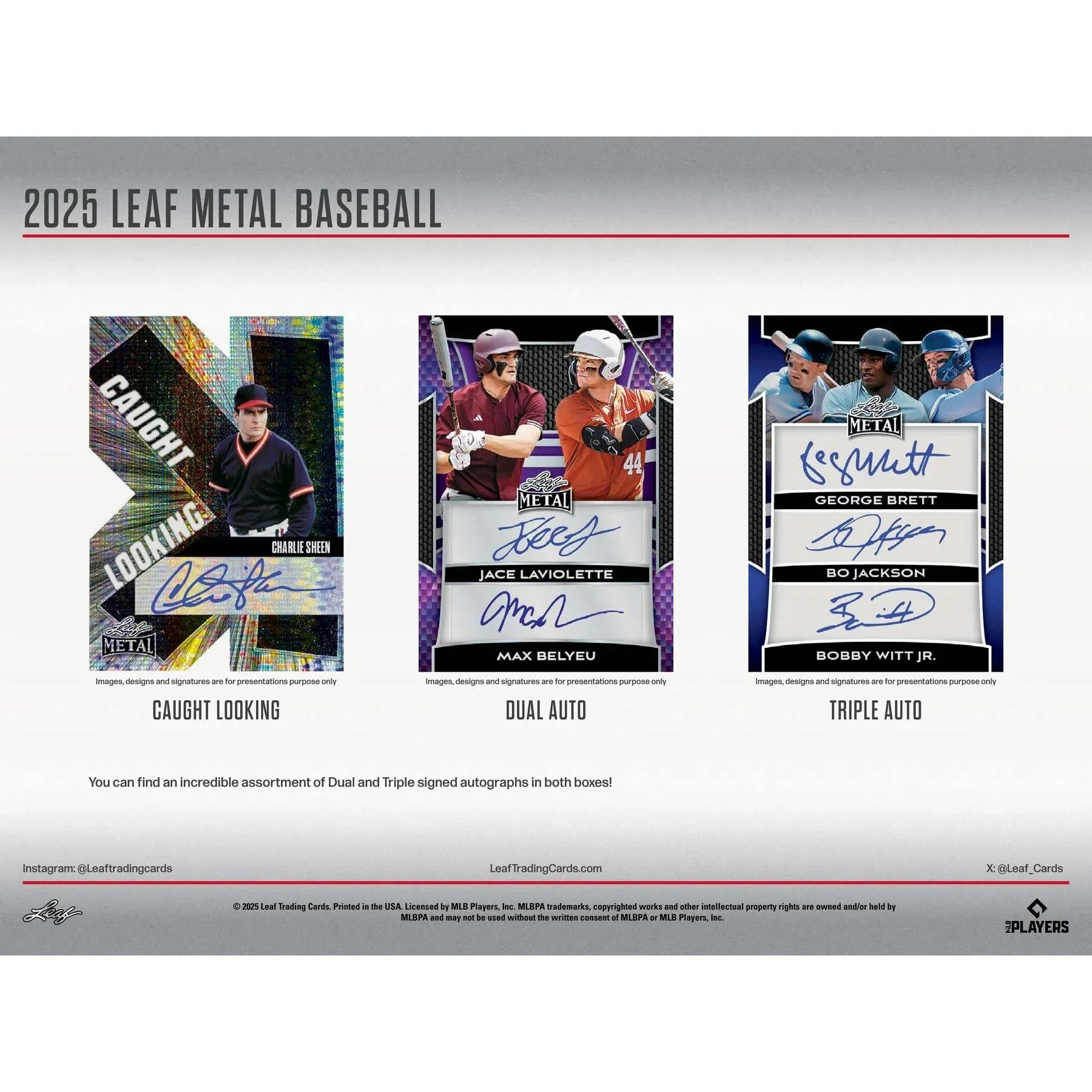 2025 Leaf Metal Baseball Hobby Box (Ships Sealed Only) - D1