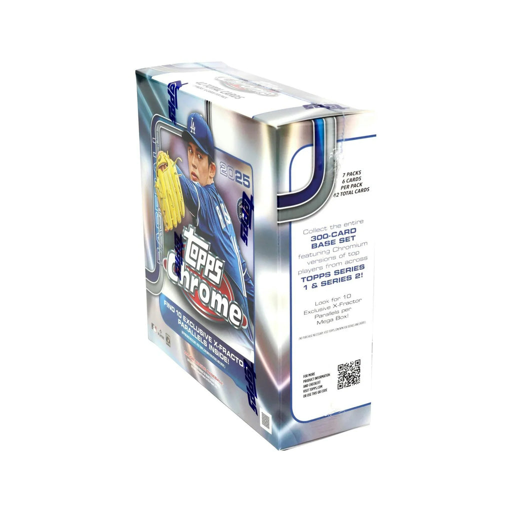 2025 Topps Chrome Baseball Mega Box (Ships Sealed Only)