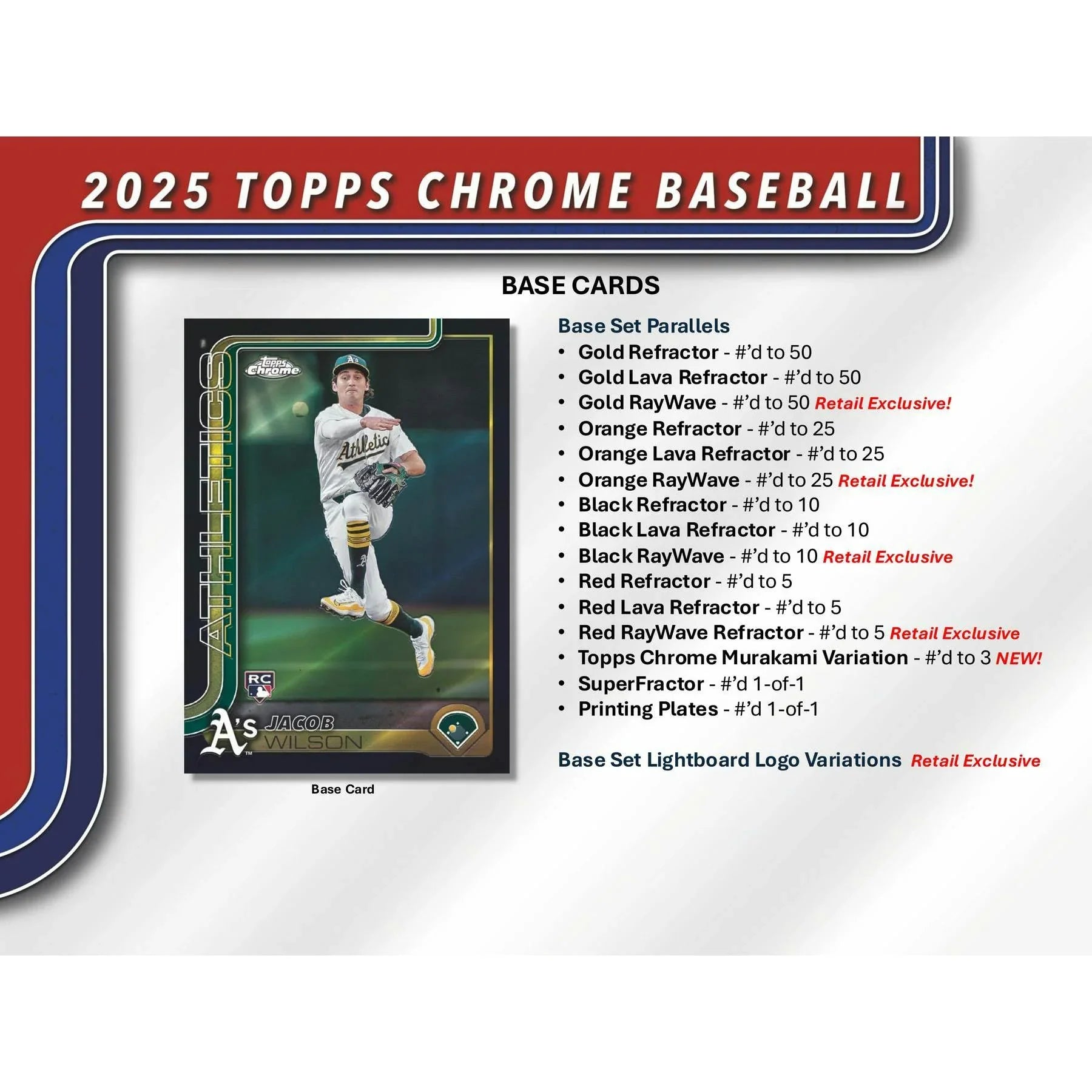 2025 Topps Chrome Baseball Mega Box (Ships Sealed Only)