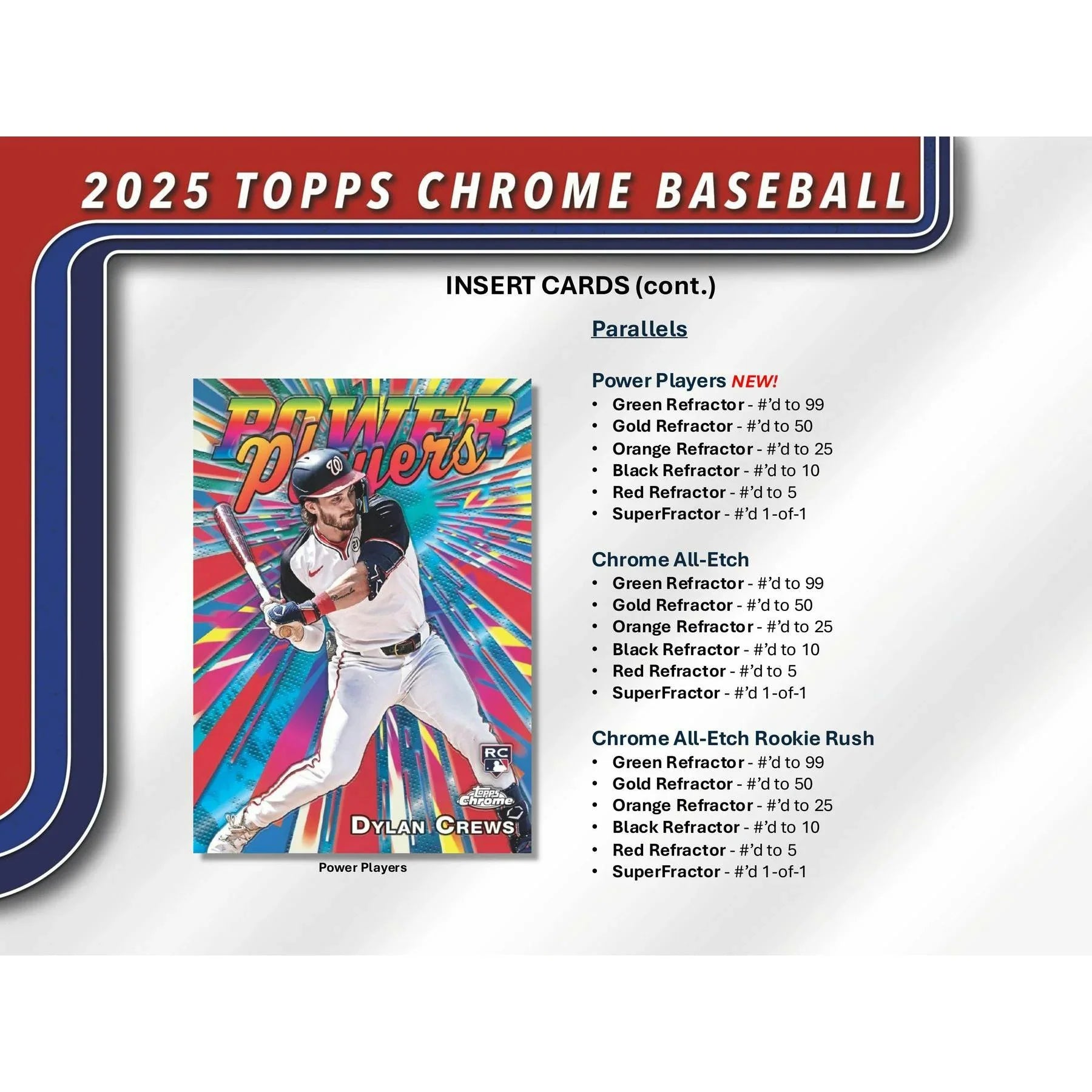 2025 Topps Chrome Baseball Mega Box (Ships Sealed Only)