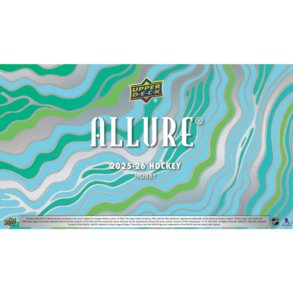 2025 26 Upper Deck Allure Hockey Hobby 18 Box Case (Ships Sealed Only) - D1