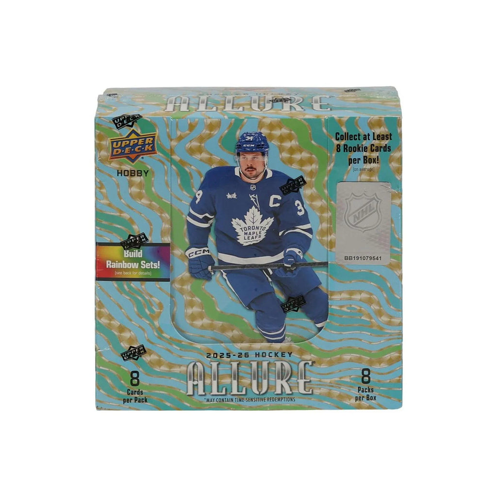 2025 26 Upper Deck Allure Hockey Hobby Box (Ships Sealed Only)