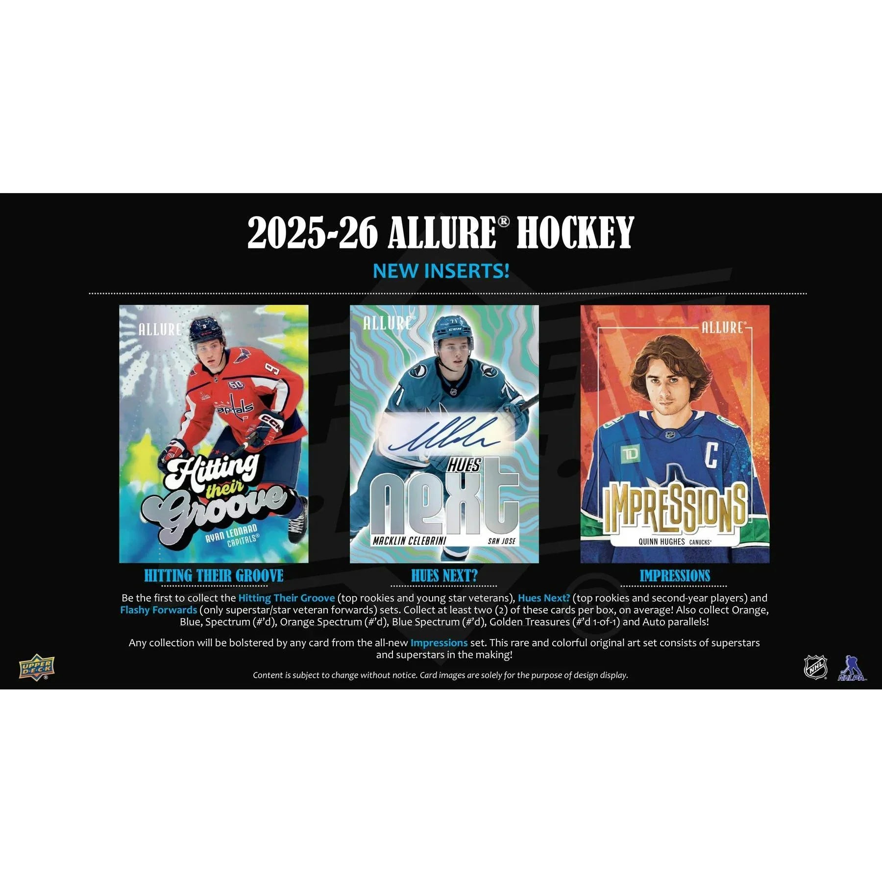 2025 26 Upper Deck Allure Hockey Hobby Box (Ships Sealed Only)