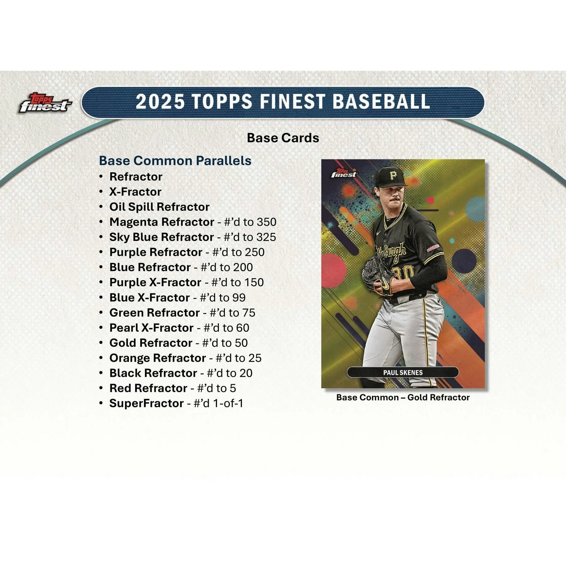 2025 Topps Finest Baseball Hobby Box (Ships Sealed Only) - D