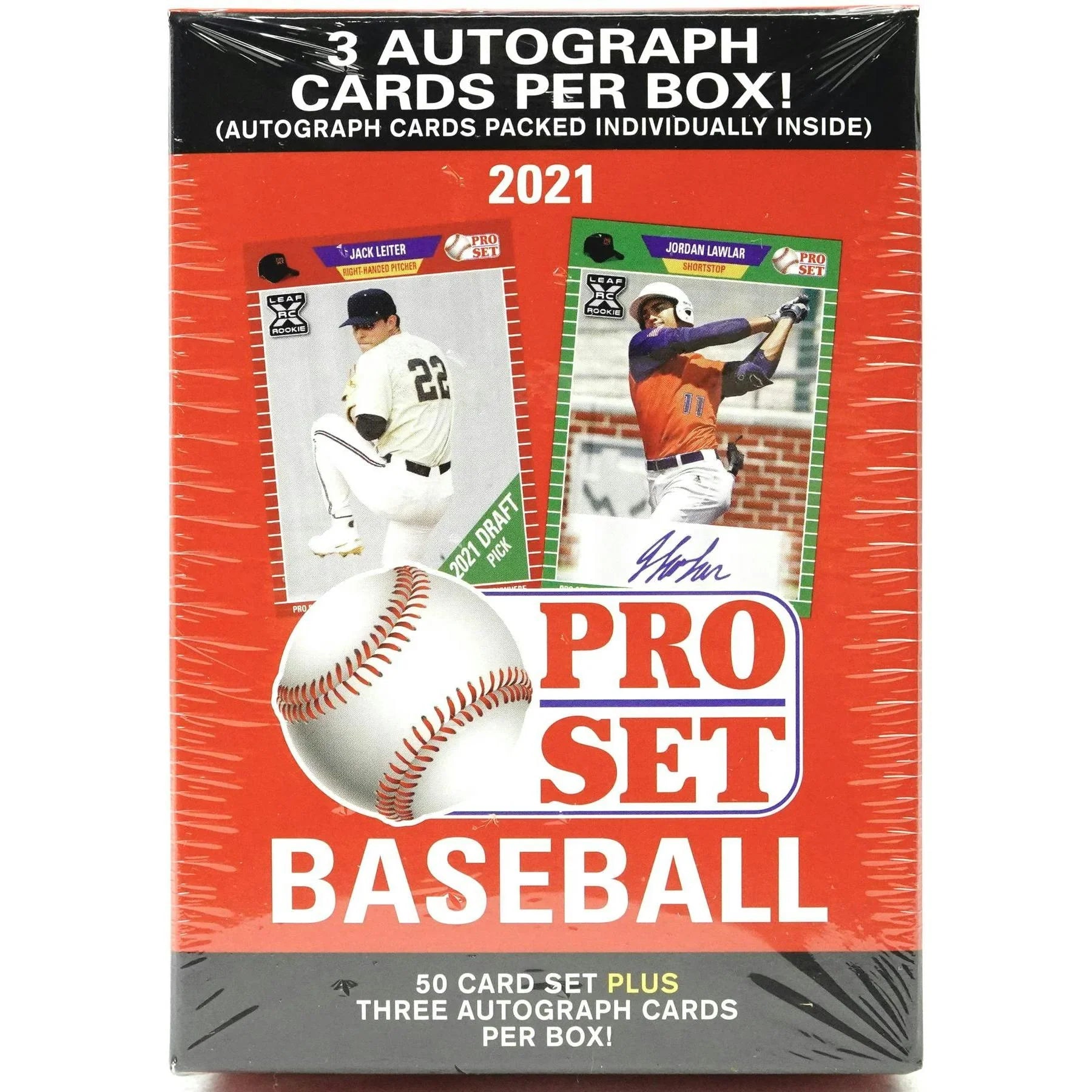 2021 Leaf Pro Set Baseball Blaster Hobby Box (Ships Sealed Only)