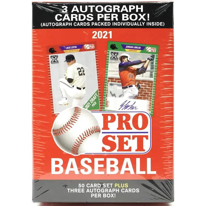 2021 Leaf Pro Set Baseball Blaster Hobby Box (Ships Sealed Only)