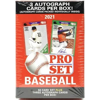 2021 Leaf Pro Set Baseball Blaster Hobby Box (Ships Sealed Only)
