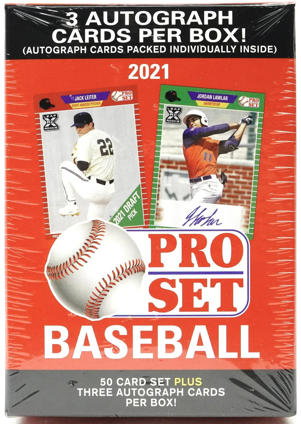 2021 Leaf Pro Set Baseball Blaster Hobby Box (Ships Sealed Only)