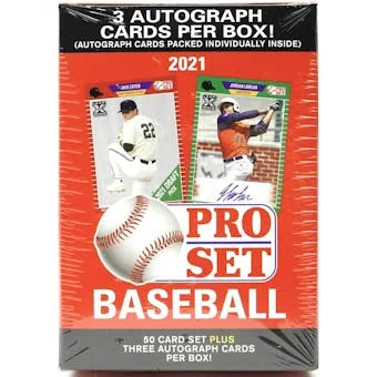 2021 Leaf Pro Set Baseball Blaster Hobby Box (Ships Sealed Only)