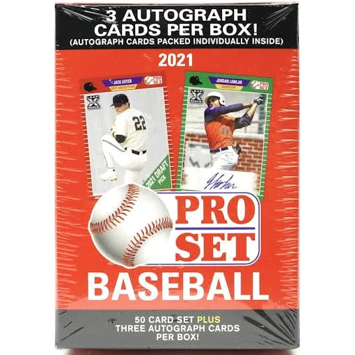 2021 Leaf Pro Set Baseball Blaster Hobby Box (Ships Sealed Only)