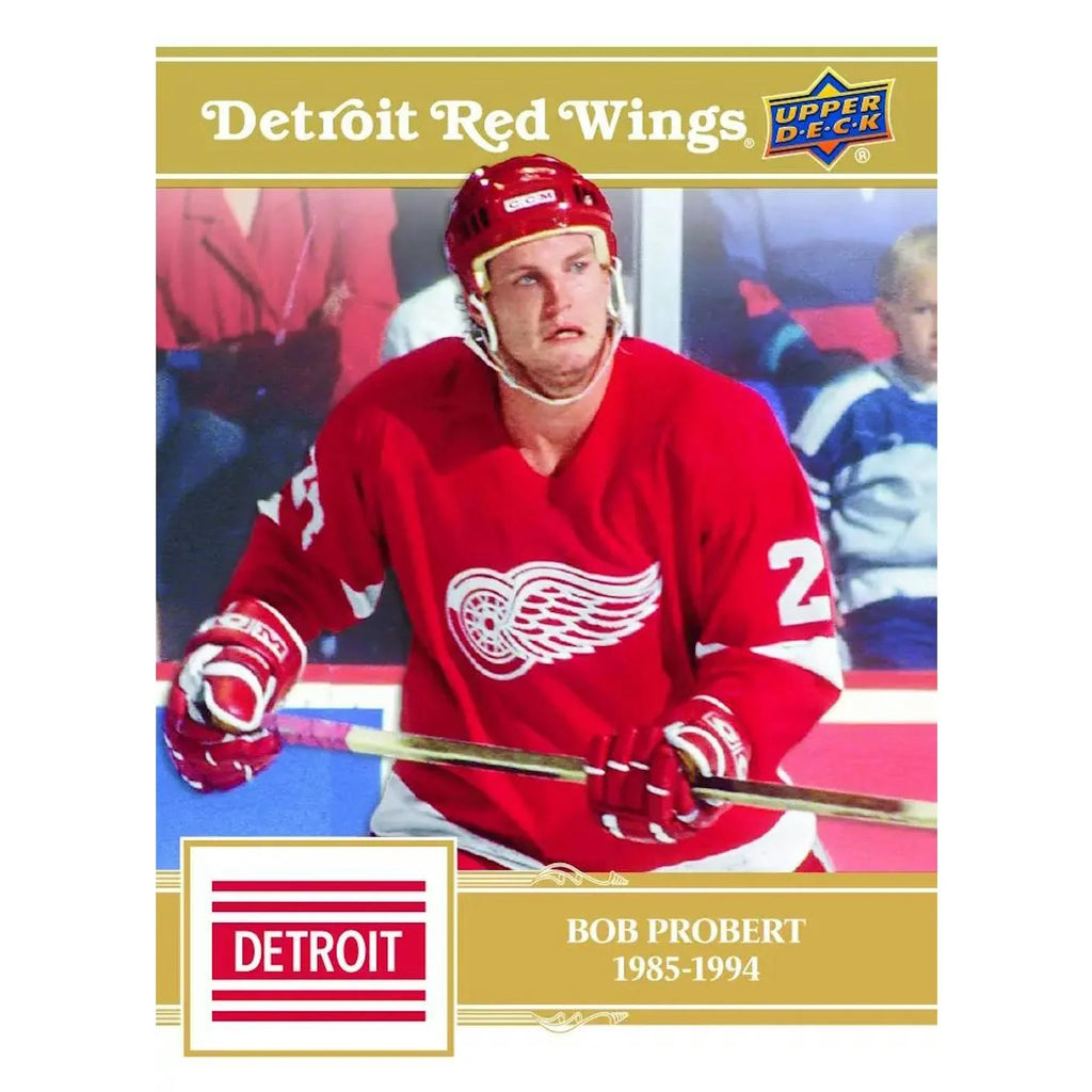 2025 26 Upper Deck Detroit Red Wings Centennial Hockey Box 20 Set Case (Ships Sealed Only) - D1