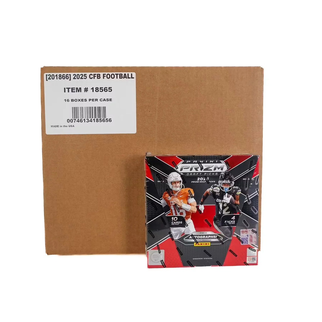 2025 Panini Prizm Draft Picks Football Hobby 16 Box Case (Ships Sealed Only)