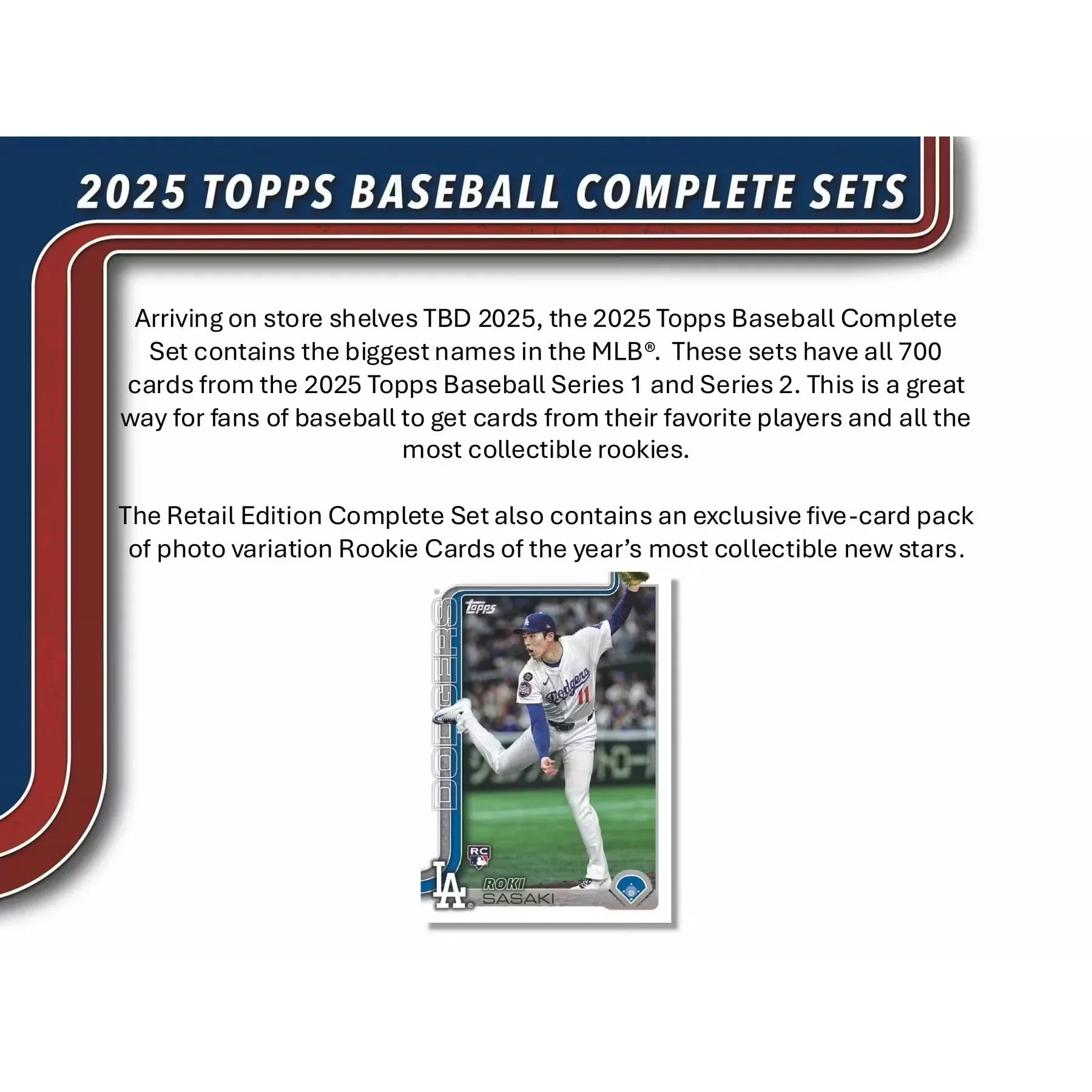 2025 Topps Factory Set Baseball Box (Ships Sealed Only)
