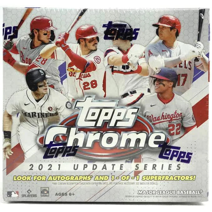 2021 Topps Chrome Update Baseball Mega Box (Ships Sealed Only)