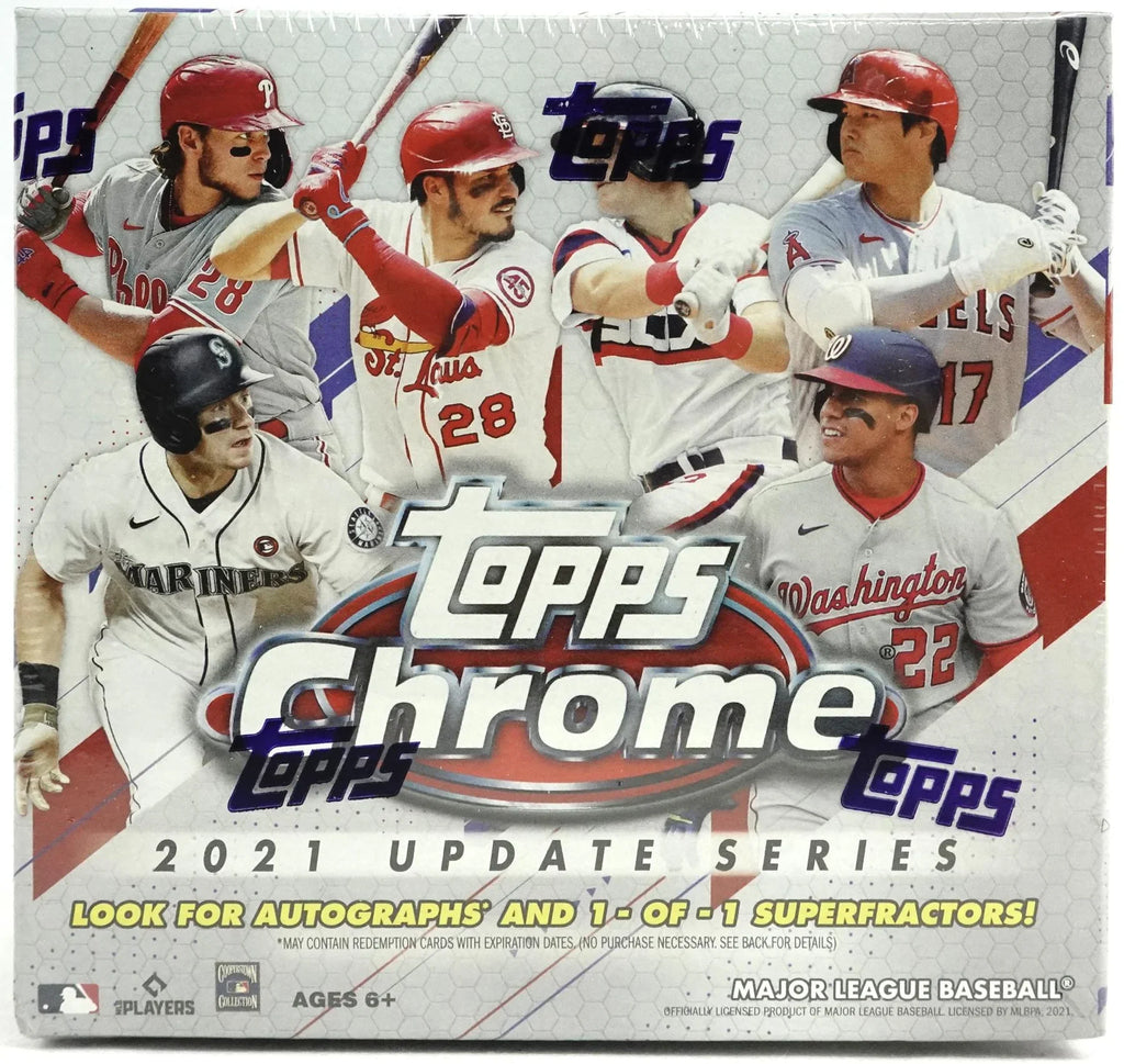 2021 Topps Chrome Update Baseball Mega Box (Ships Sealed Only)