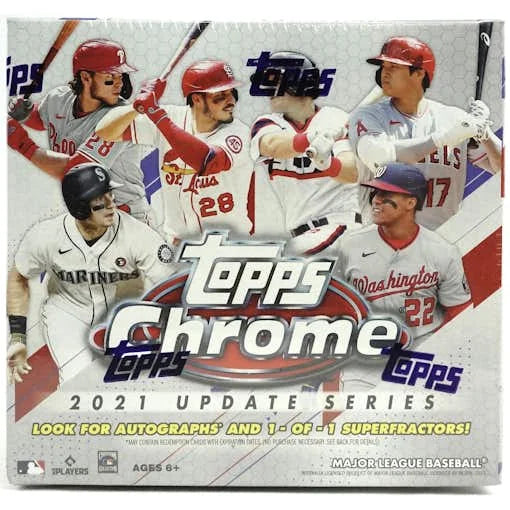 2021 Topps Chrome Update Baseball Mega Box (Ships Sealed Only)