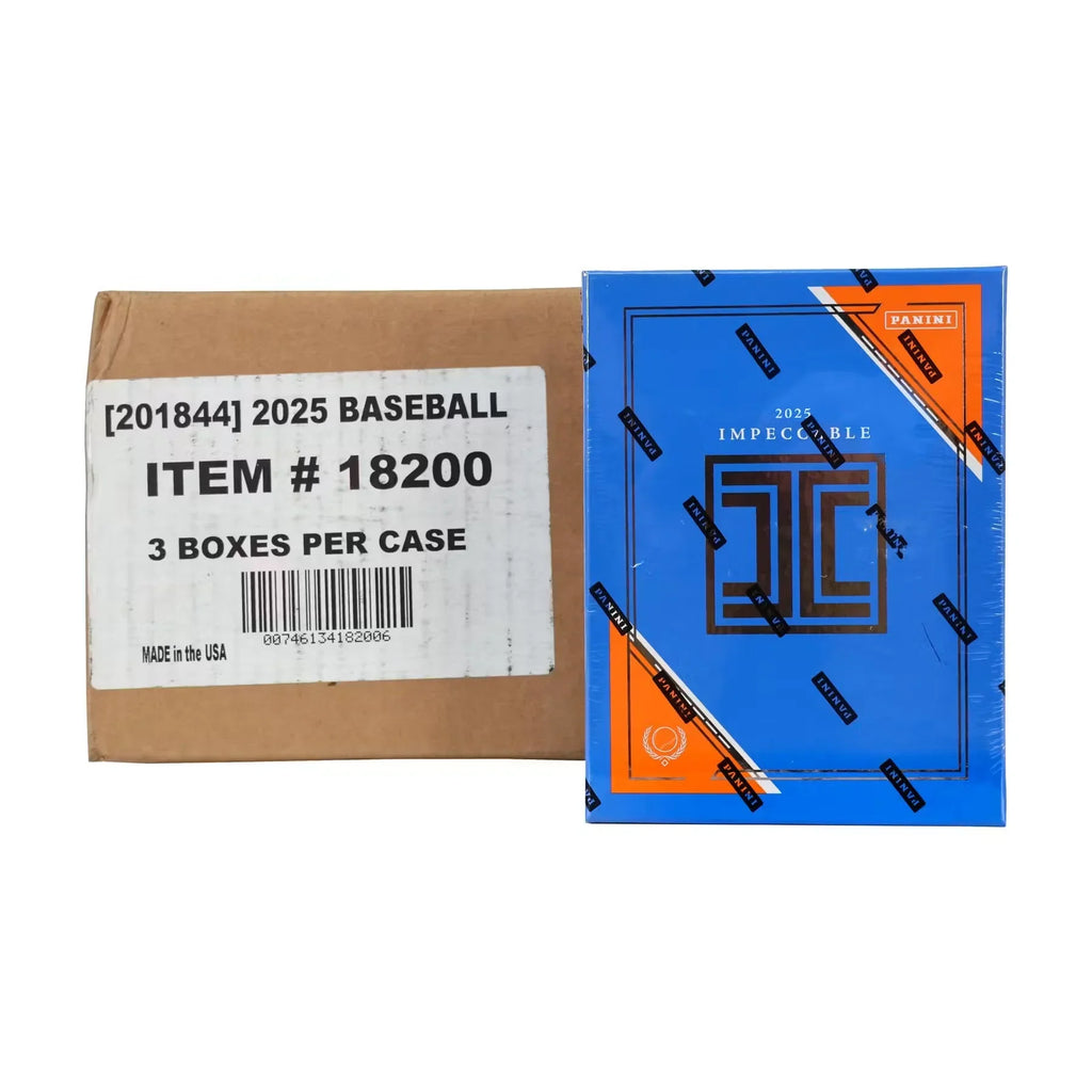 2025 Panini Impeccable Baseball Hobby 3 Box Case (Ships Sealed Only)