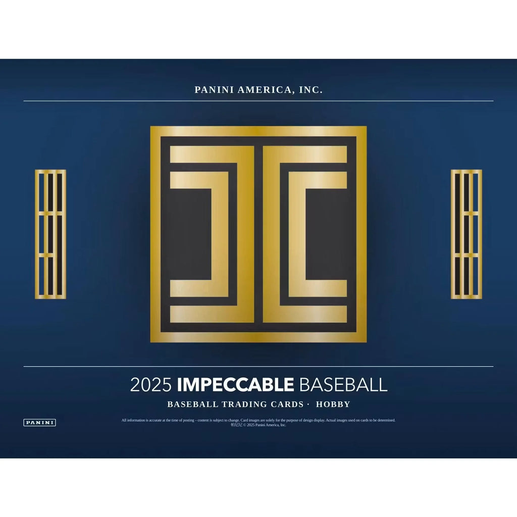 2025 Panini Impeccable Baseball Hobby 3 Box Case (Ships Sealed Only)