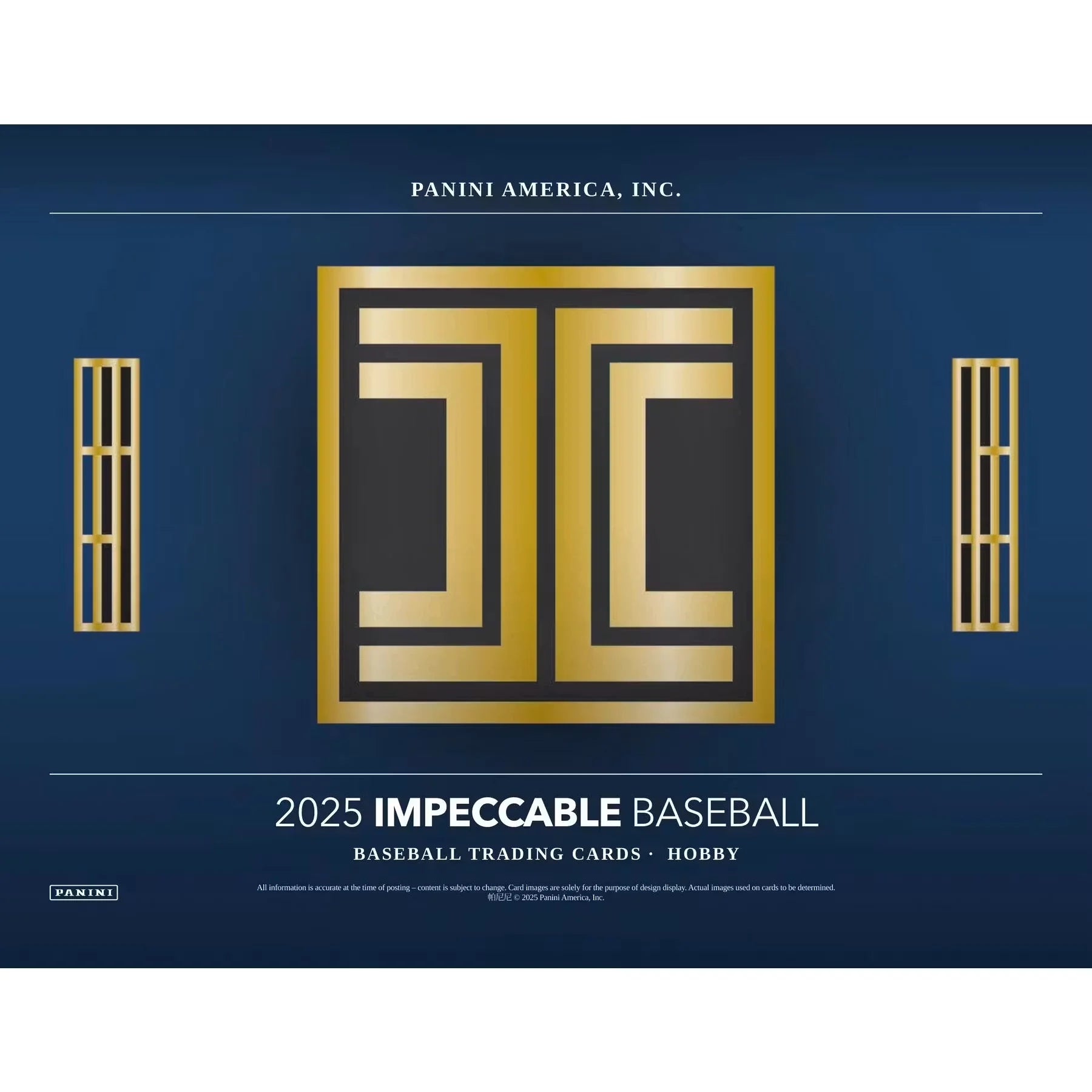 2025 Panini Impeccable Baseball Hobby 3 Box Case (Ships Sealed Only)