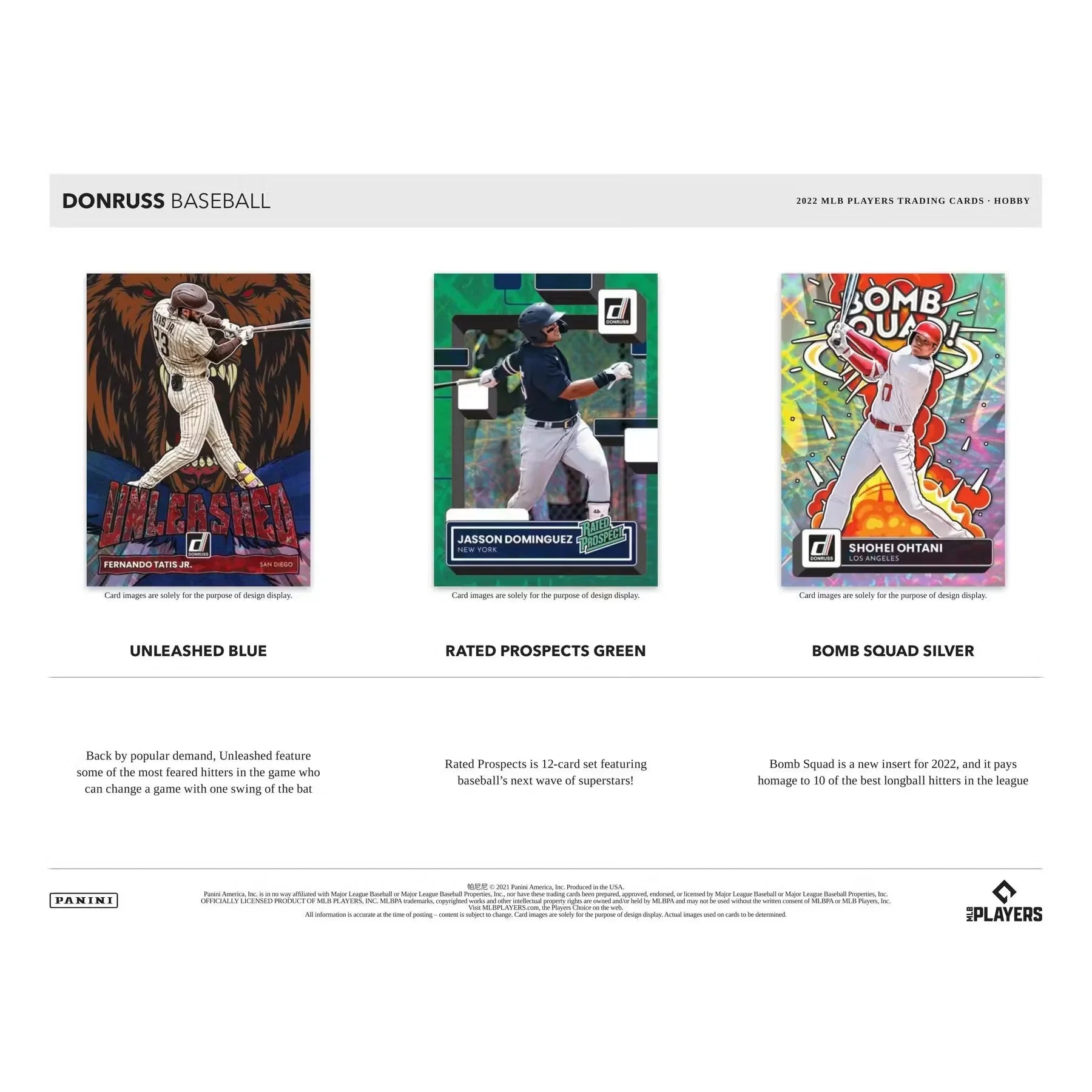 2022 Panini Donruss Baseball Hobby Box (Ships Sealed Only)