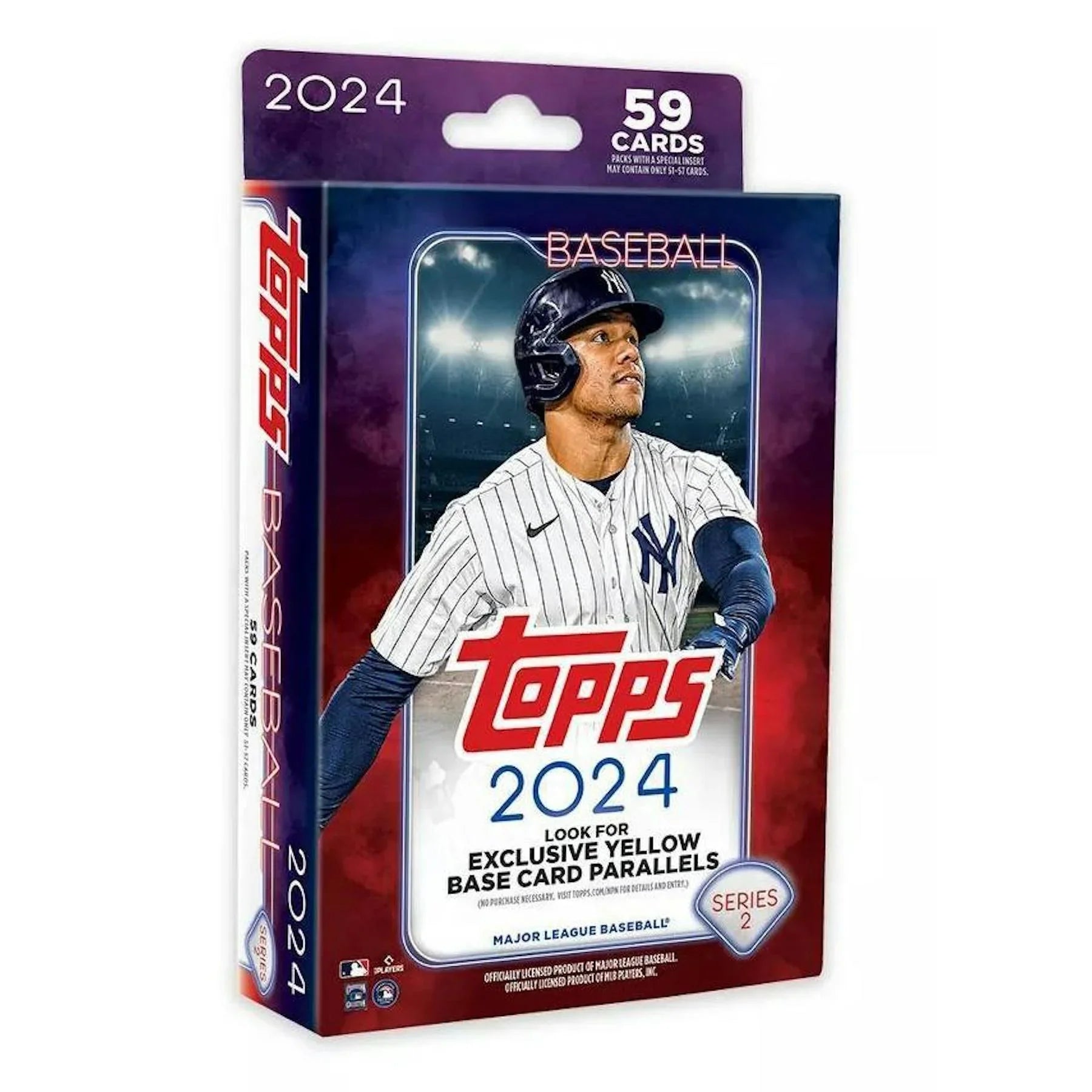 2024 Topps Series 2 Baseball Hanger Box Yellow Parallels (Ships Sealed Only)