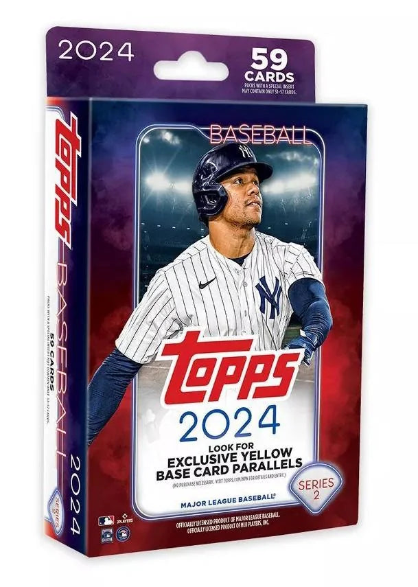 2024 Topps Series 2 Baseball Hanger Box Yellow Parallels (Ships Sealed Only)
