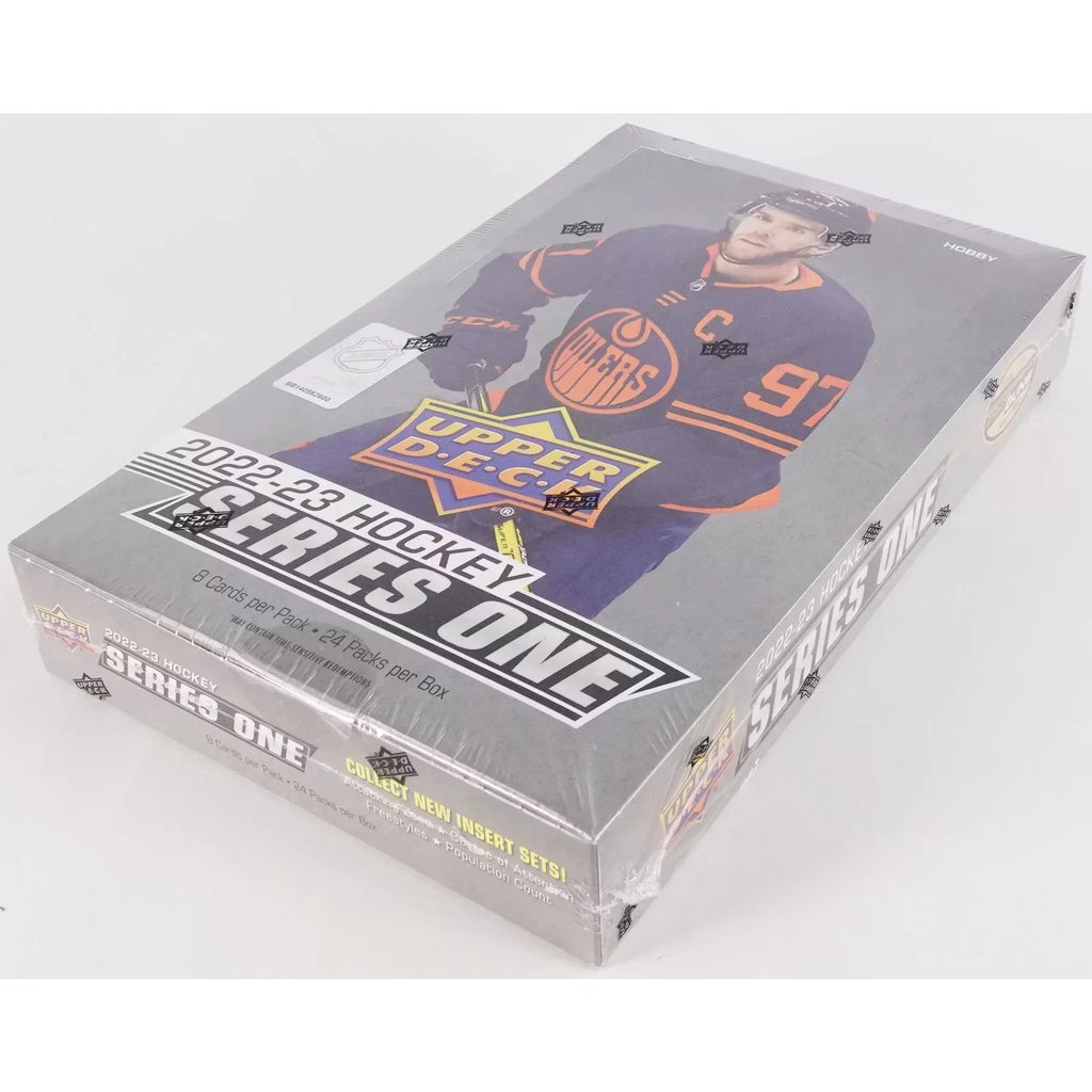 2022-23 Upper Deck Series 1 Hockey Hobby Box (Ships Sealed Only) - D2