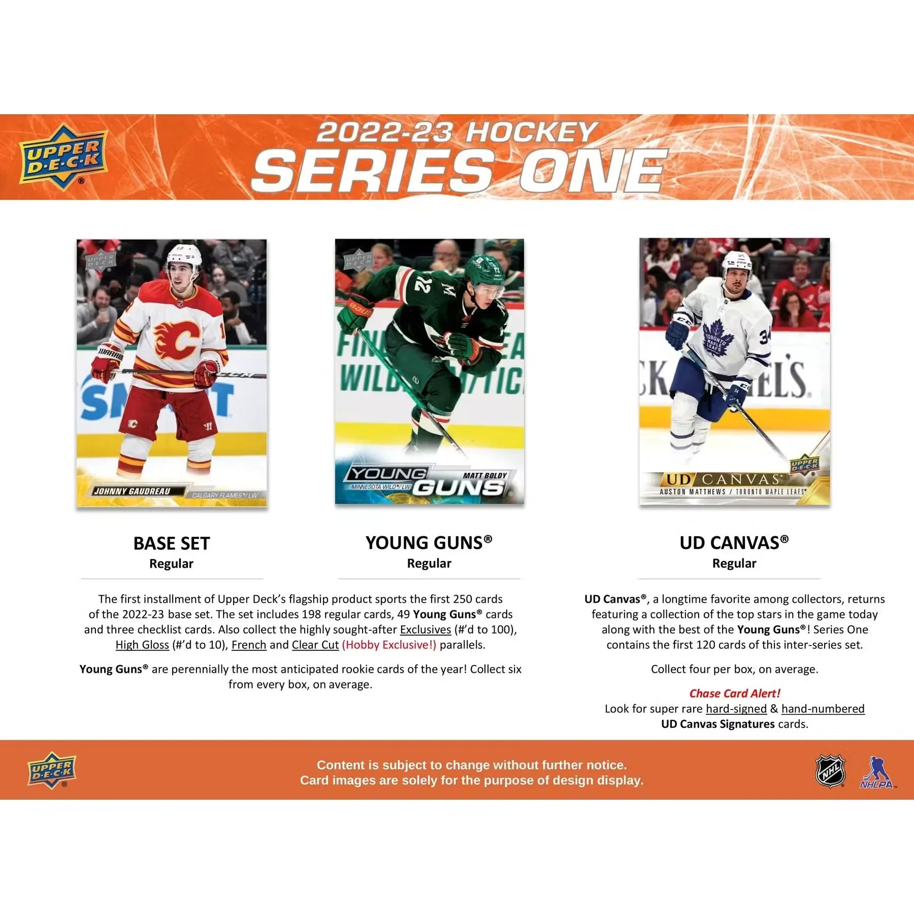 2022-23 Upper Deck Series 1 Hockey Hobby Box (Ships Sealed Only) - D2