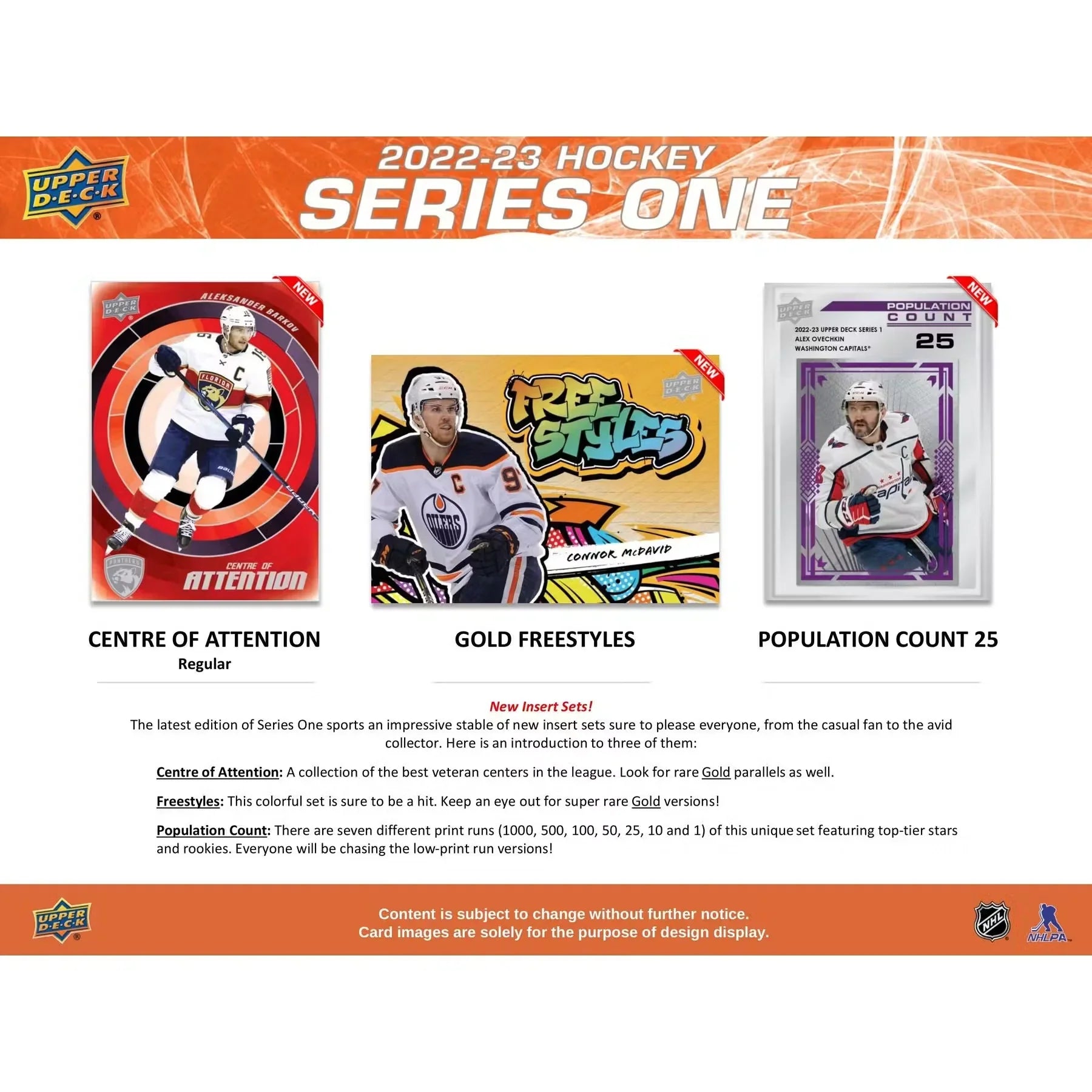 2022-23 Upper Deck Series 1 Hockey Hobby Box (Ships Sealed Only) - D2