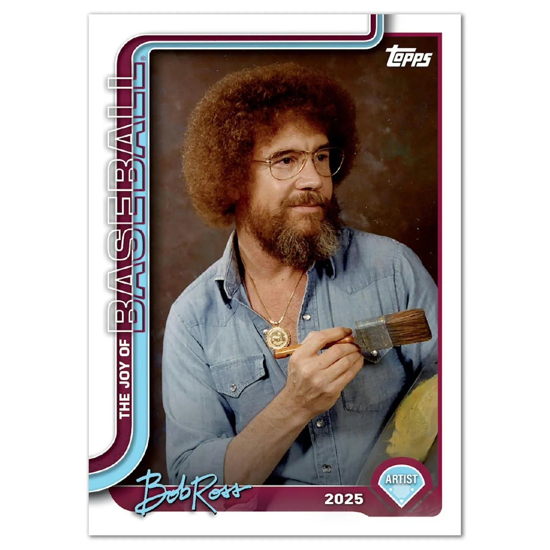 2025 Topps x Bob Ross The Joy of Baseball Collectors Edition Box (Ships Sealed Only)