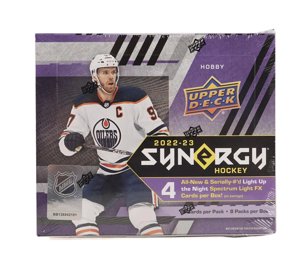 2022 23 Upper Deck Synergy Hockey Hobby Box (Ships Sealed Only)