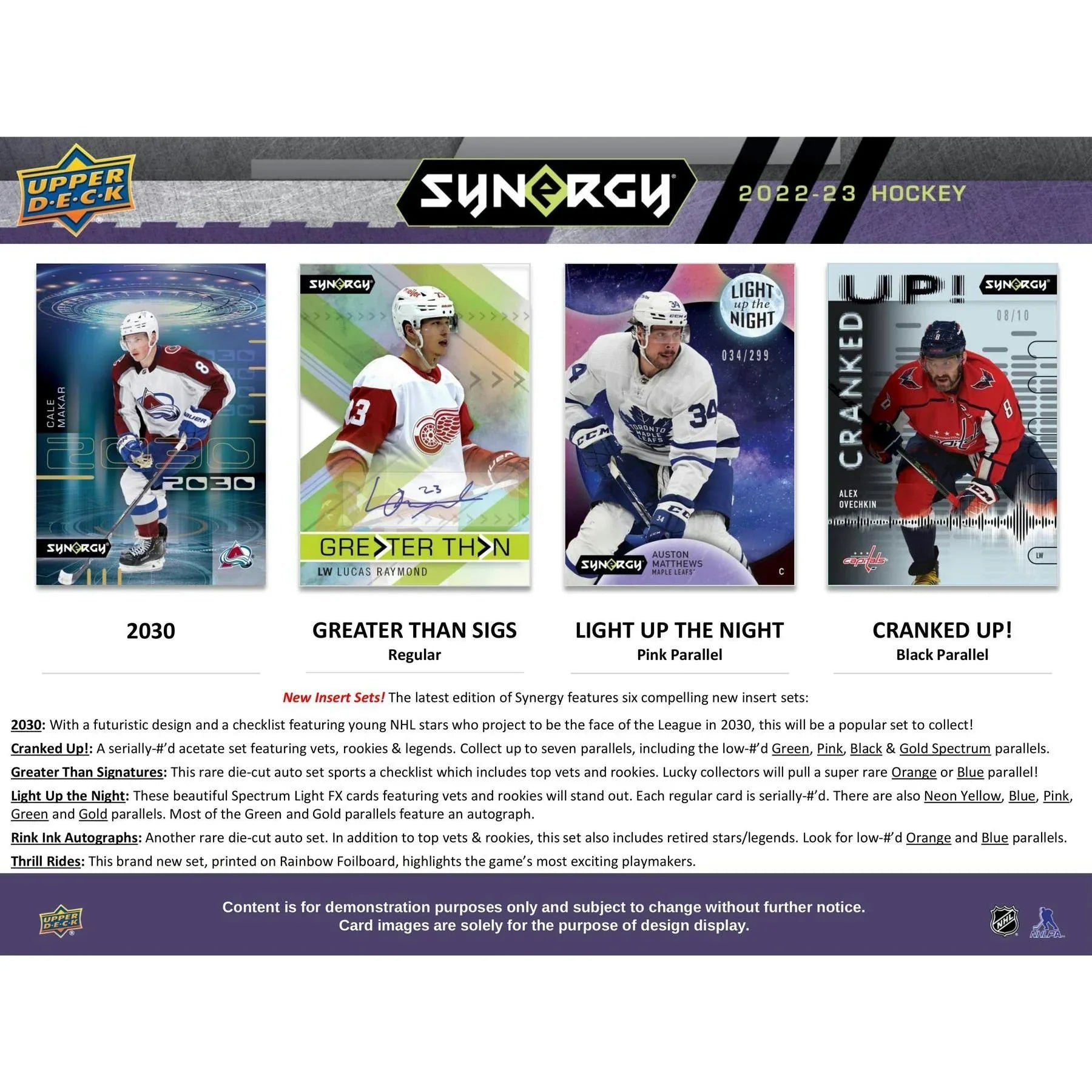 2022 23 Upper Deck Synergy Hockey Hobby Box (Ships Sealed Only)