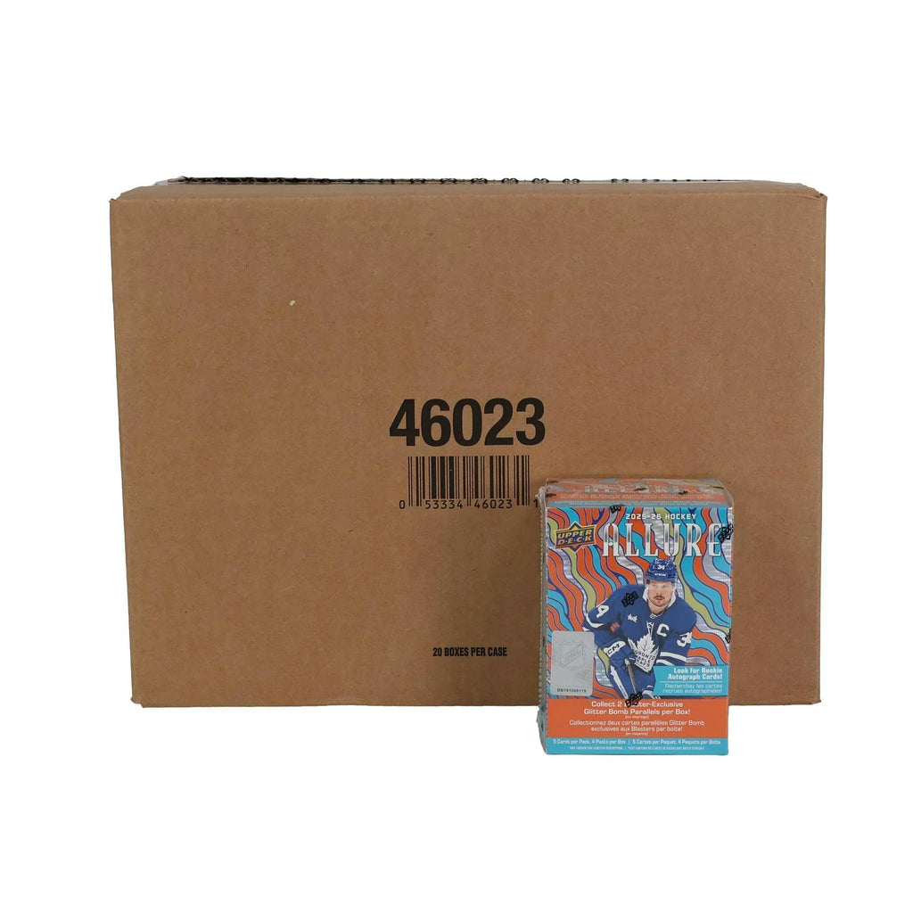 2025 26 Upper Deck Allure Hockey Blaster 20 Box Case (Ships Sealed Only)
