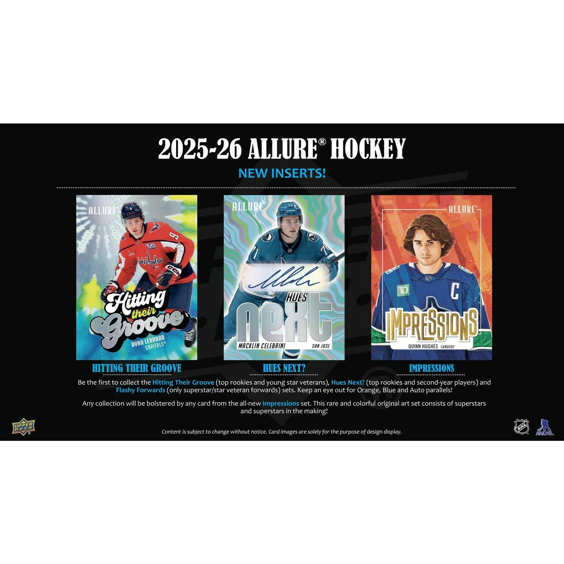 2025 26 Upper Deck Allure Hockey Blaster 20 Box Case (Ships Sealed Only)